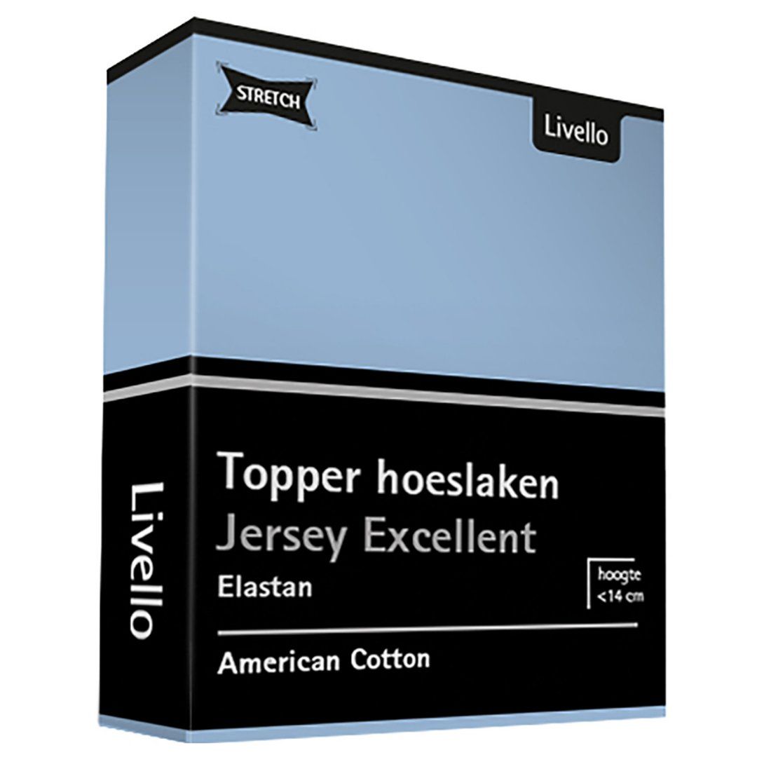 Livello Hoeslaken Topper Jersey Excellent Light Blue 90x200