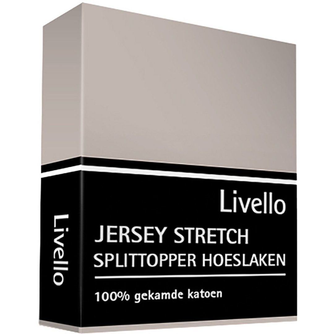 Livello Hoeslaken Splittopper Jersey Stone 160x200/210 | 1