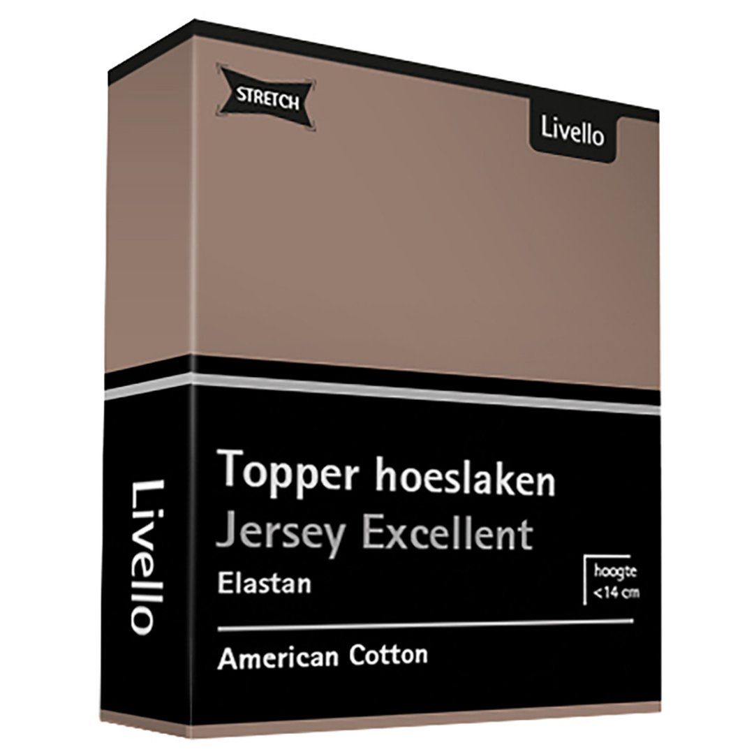 Livello Hoeslaken Topper Jersey Excellent Brown 90x200