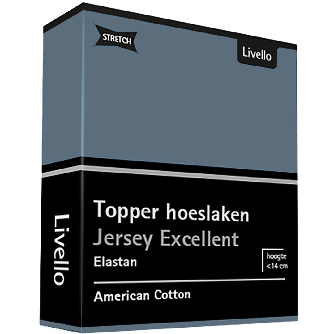 Livello Hoeslaken Topper Jersey Excellent Denim 90x200