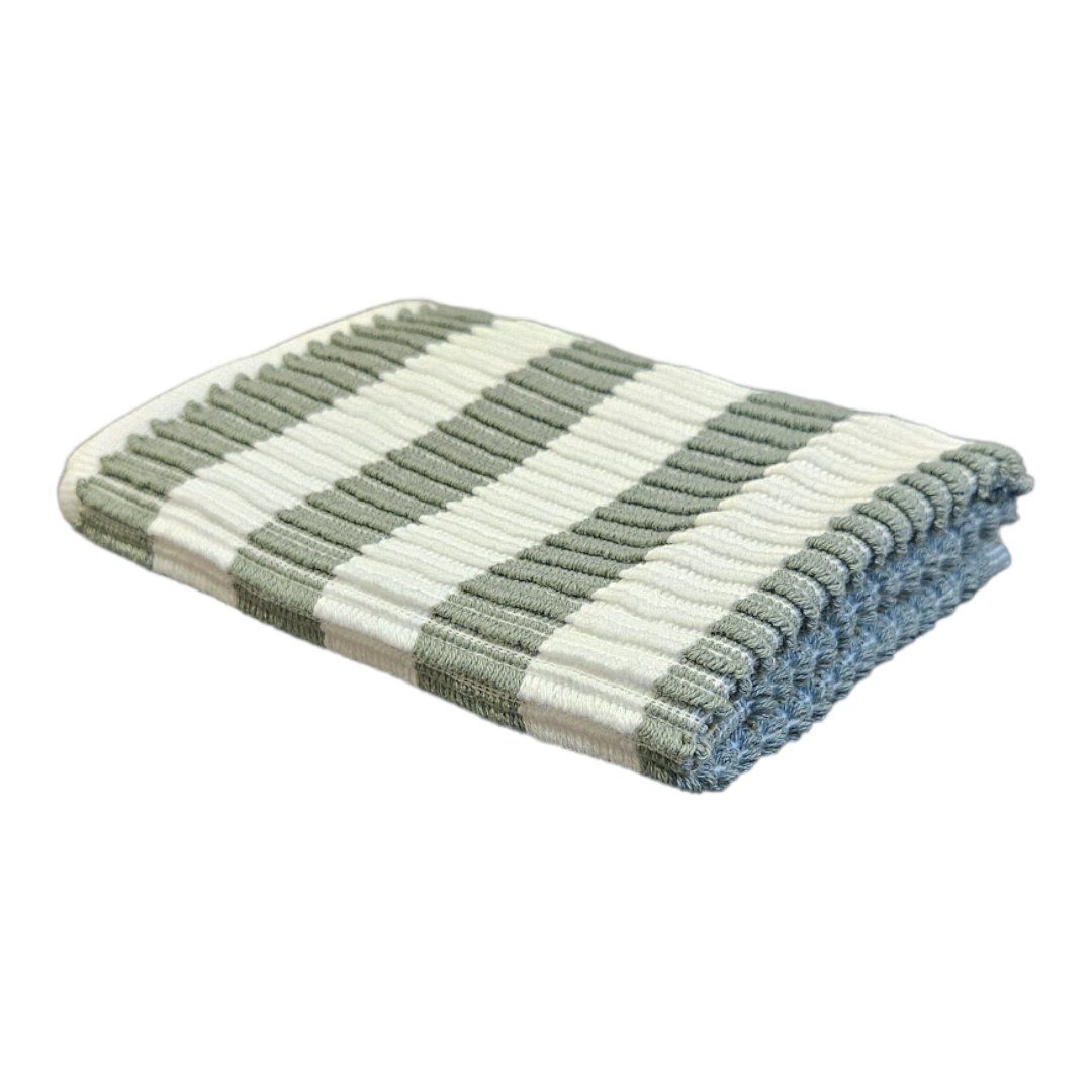 Linolux Vaatdoek White/Grey Green | 1