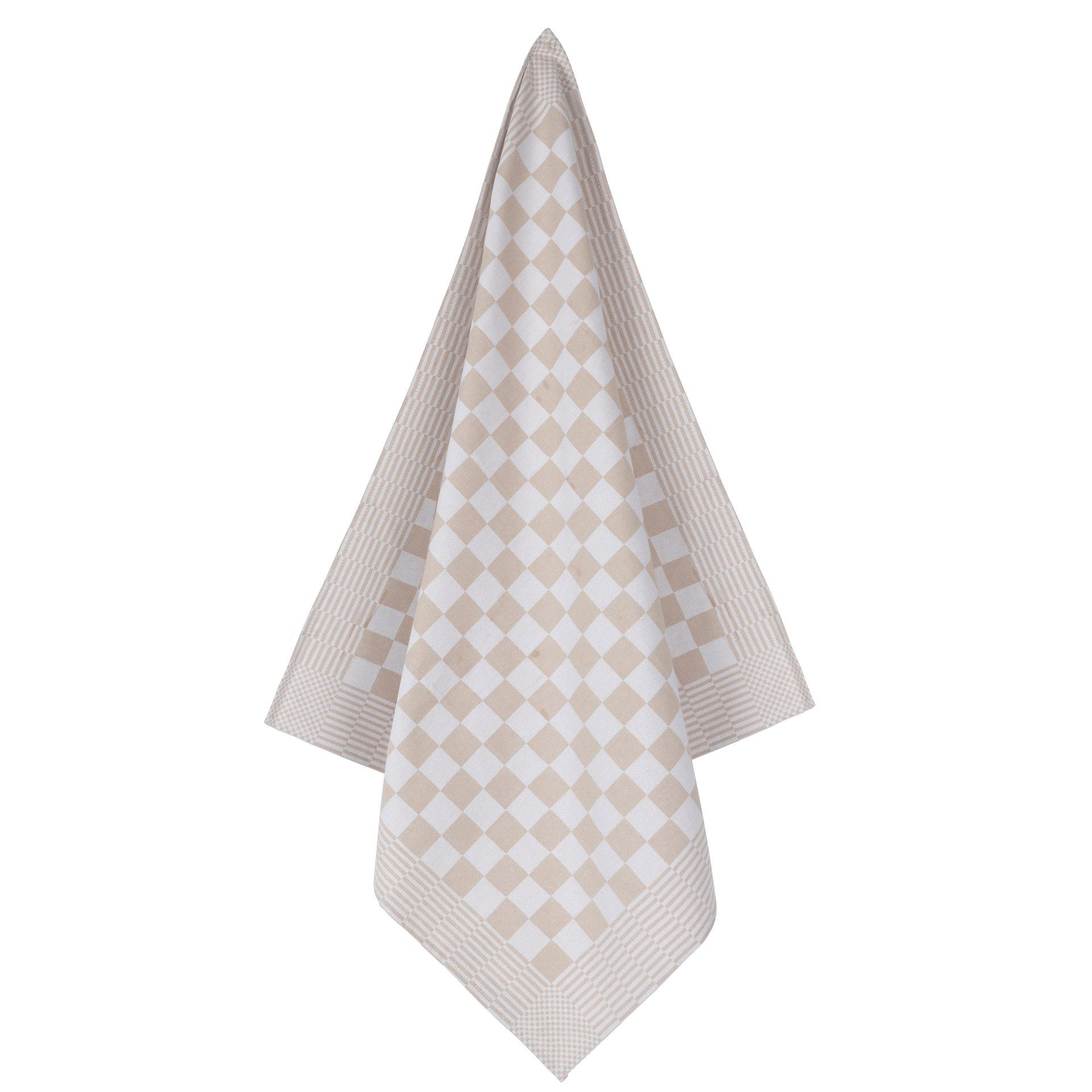 Livello Theedoek Kitchen Lover Ruit Sand | 1