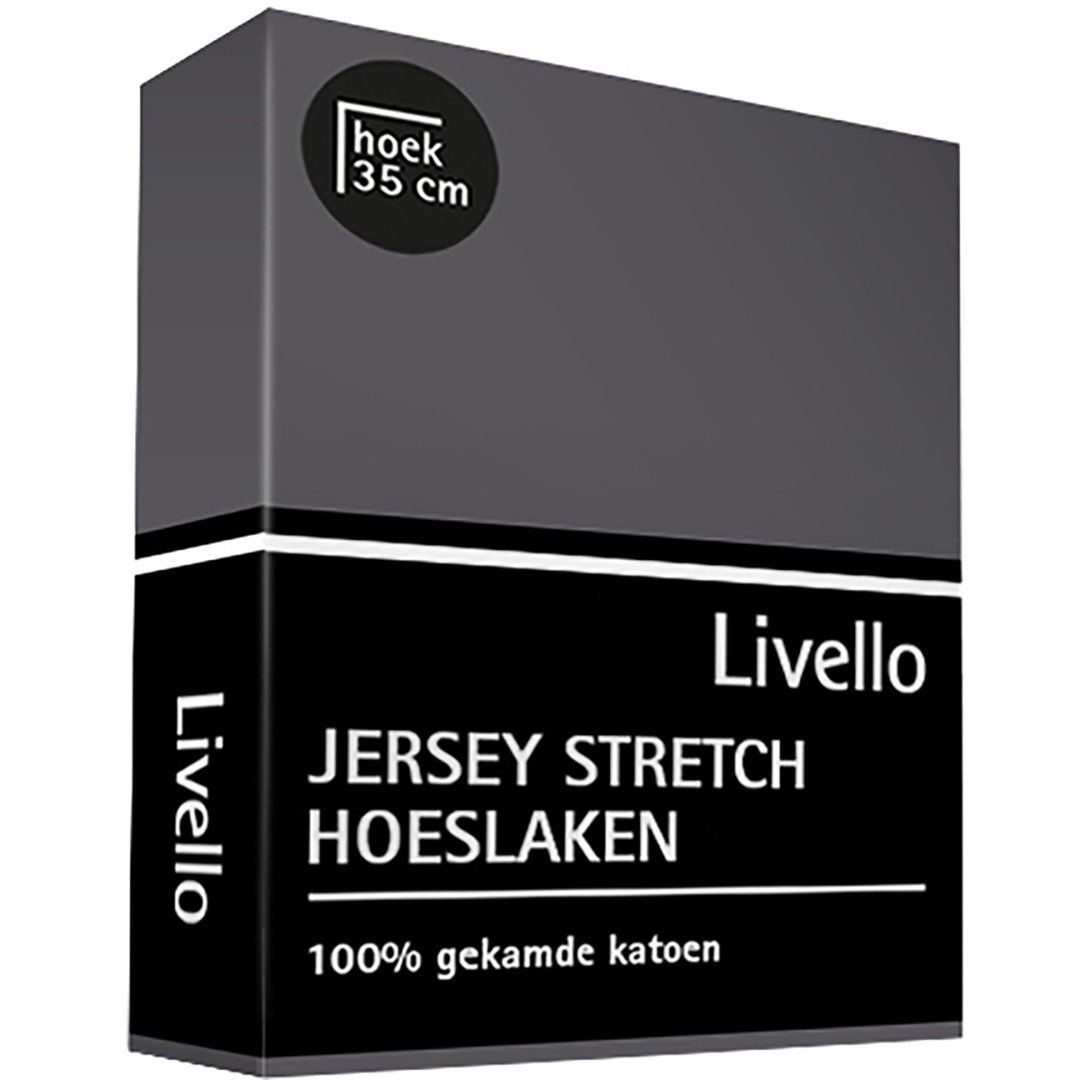 Livello Hoeslaken Jersey Dark Grey 90x200x35 | 1