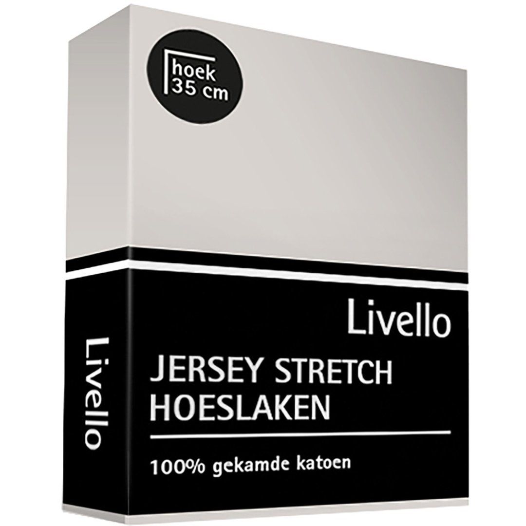 Livello Hoeslaken Jersey Light Grey 90x200x35 | 1
