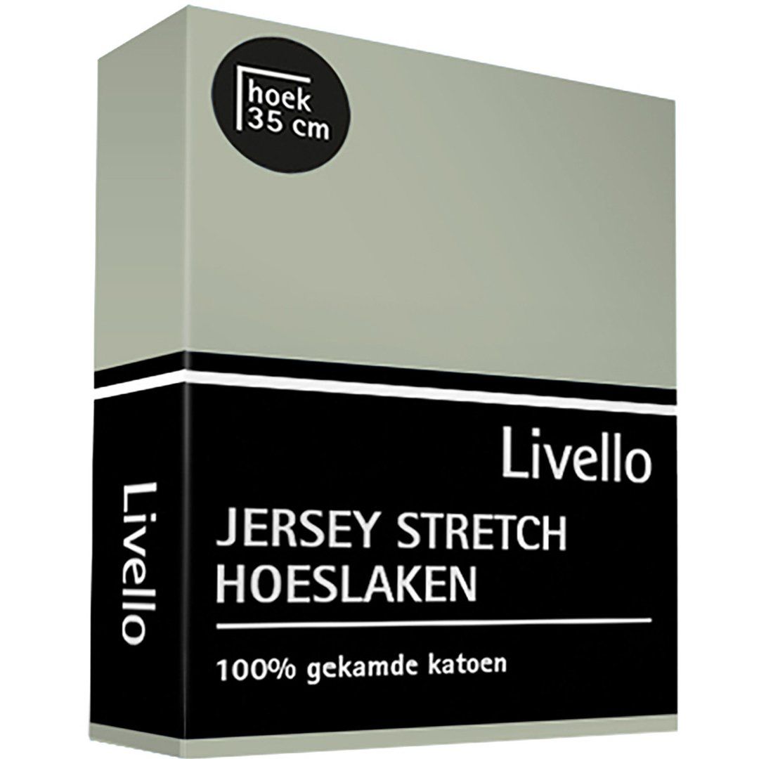 Livello Hoeslaken Jersey Pastel Green 90x200x35