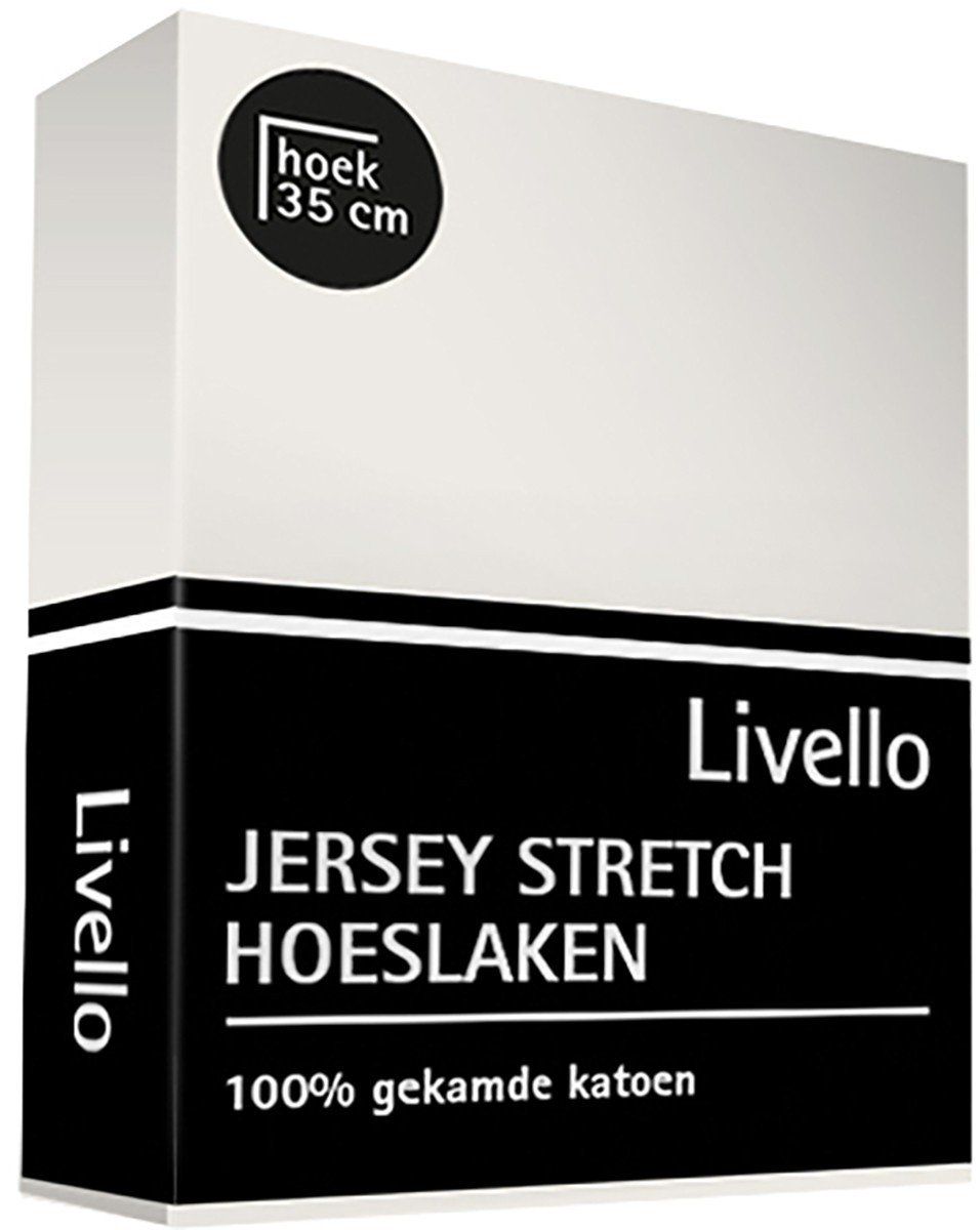 Livello Hoeslaken Jersey Offwhite  90x220x35