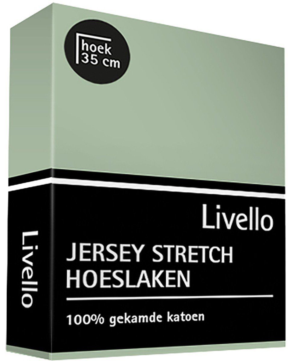 Livello Hoeslaken Jersey Pastel Green 90x220x35