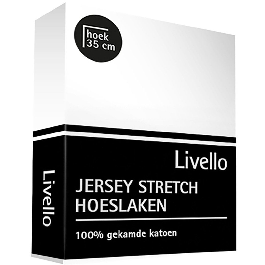 Livello Hoeslaken Jersey White  90x200x35