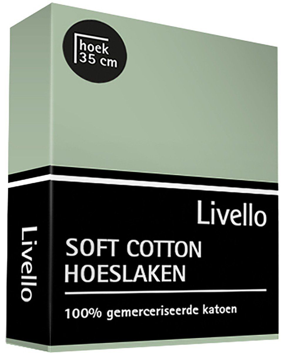 Livello Hoeslaken Soft Cotton Soft Green 80x200